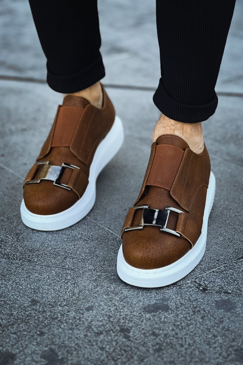 CH297 - CBT Men Sneaker Tan - chekich.com