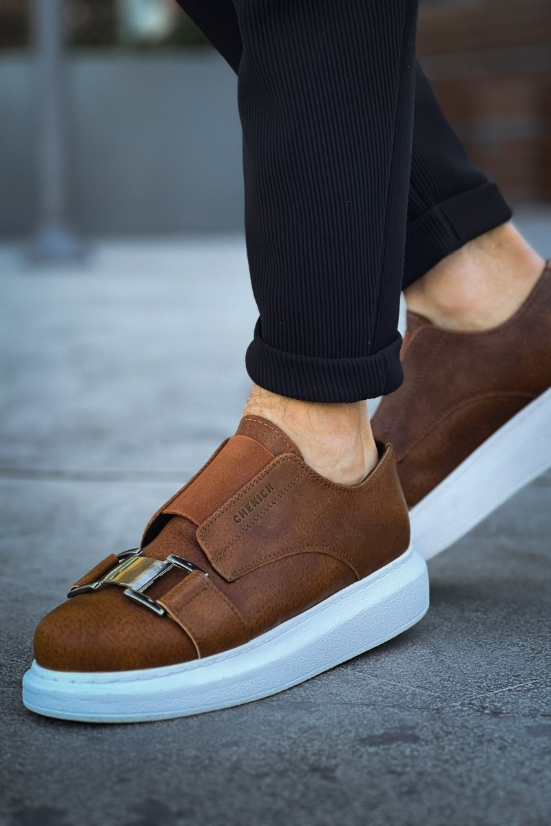 CH297 - CBT Men Sneaker Tan - chekich.com