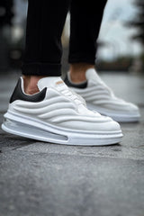 CH299 - GBT Sollıevo Erkek Ayakkabı BEYAZ/SIYAH - chekich.com