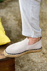 CH305 - Triko Erkek Ayakkabı BEJ - chekich.com