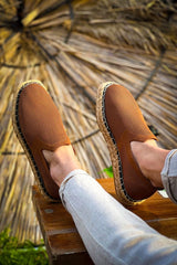 CH305 - Triko Erkek Ayakkabı KAHVE - chekich.com