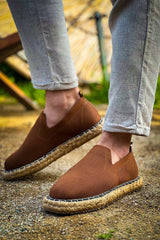 CH305 - Triko Erkek Ayakkabı KAHVE - chekich.com