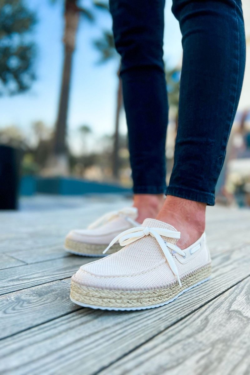 CH311 Espadril Men Sneaker BEJ - chekich.com