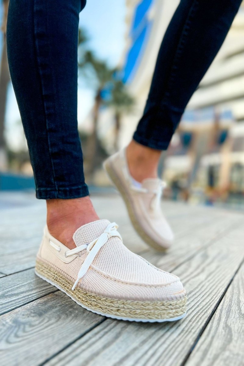 CH311 Espadril Men Sneaker BEJ - chekich.com
