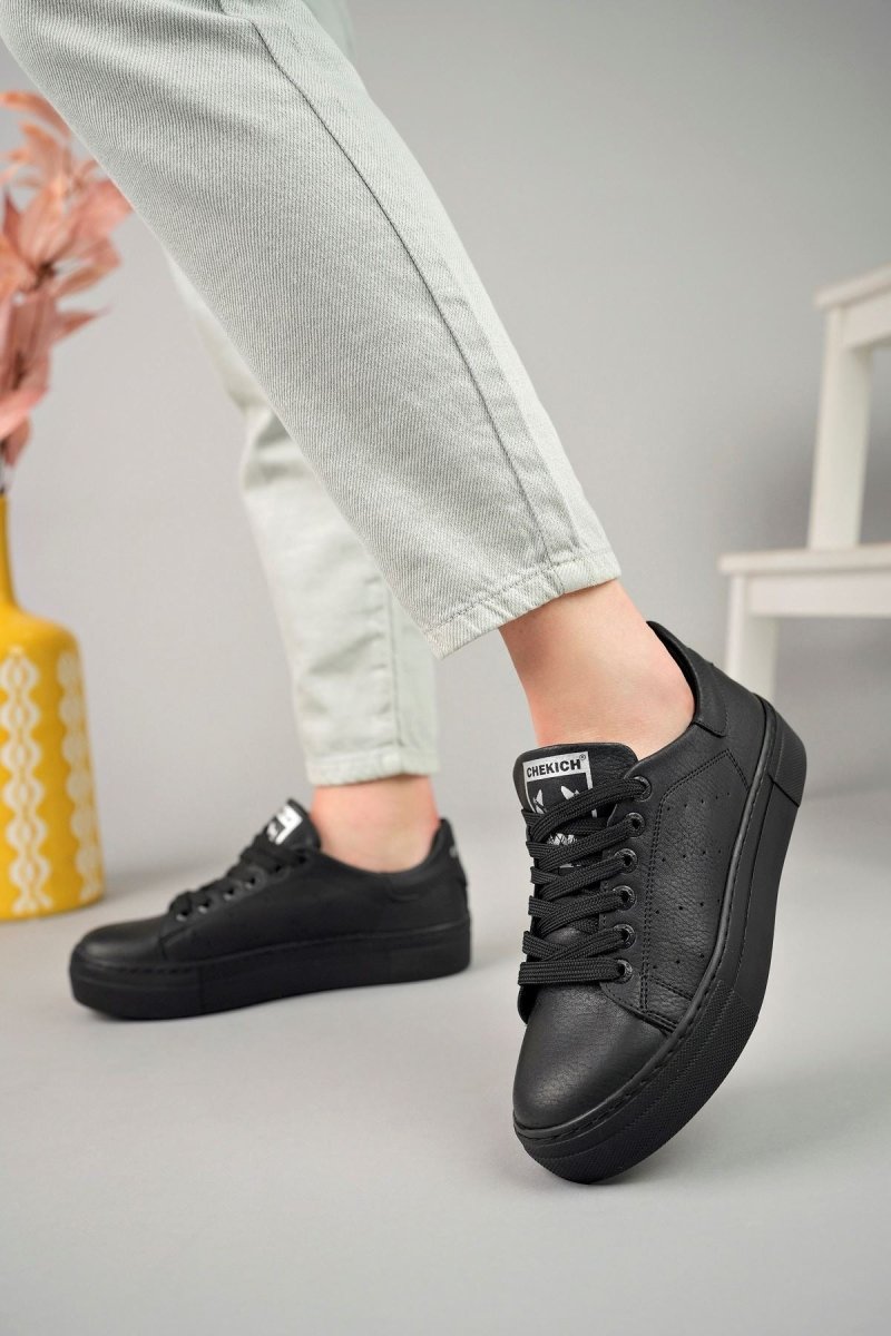 CH983 - CST Tennis Erkek Ayakkabı SIYAH - chekich.com