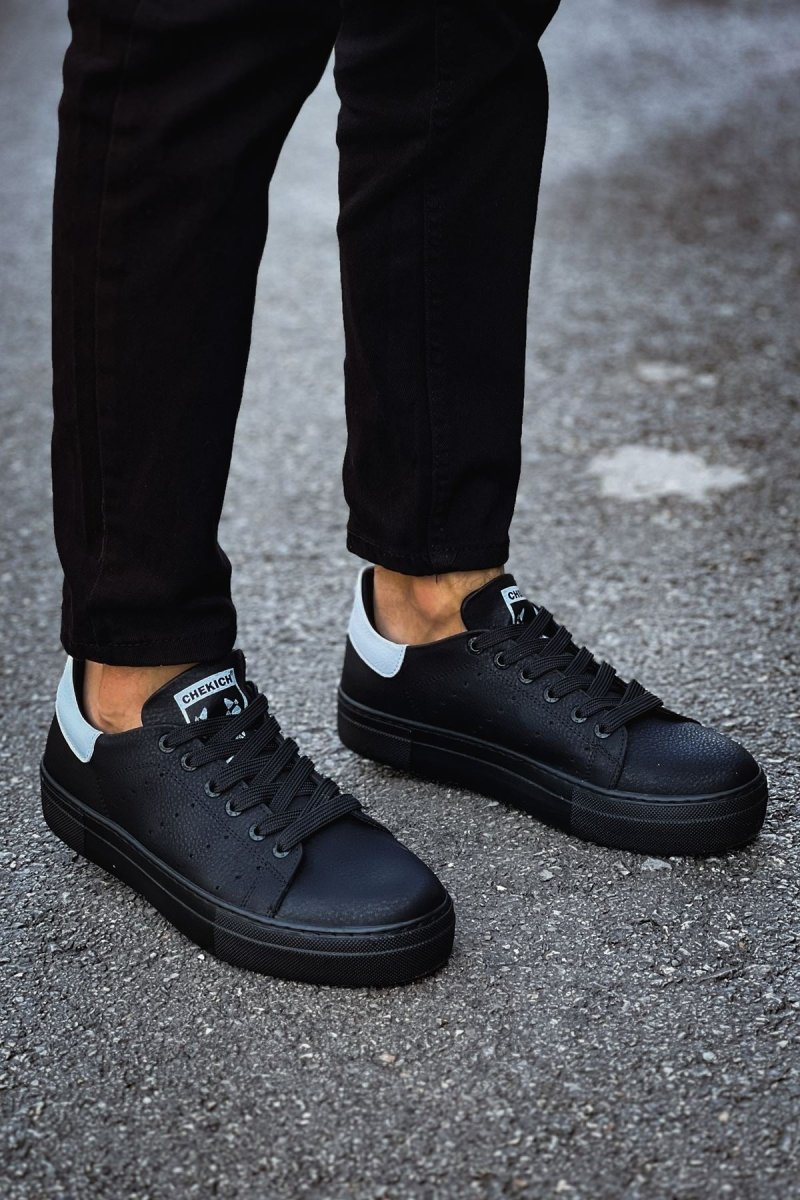 CH983 - CST Tennis Erkek Ayakkabı SIYAH/BEYAZ - chekich.com