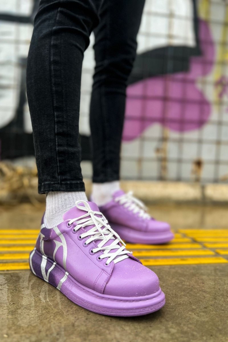 CH254 - CBT Pittura Men Sneaker 490 Purple/ Dark Purple V - chekich.com