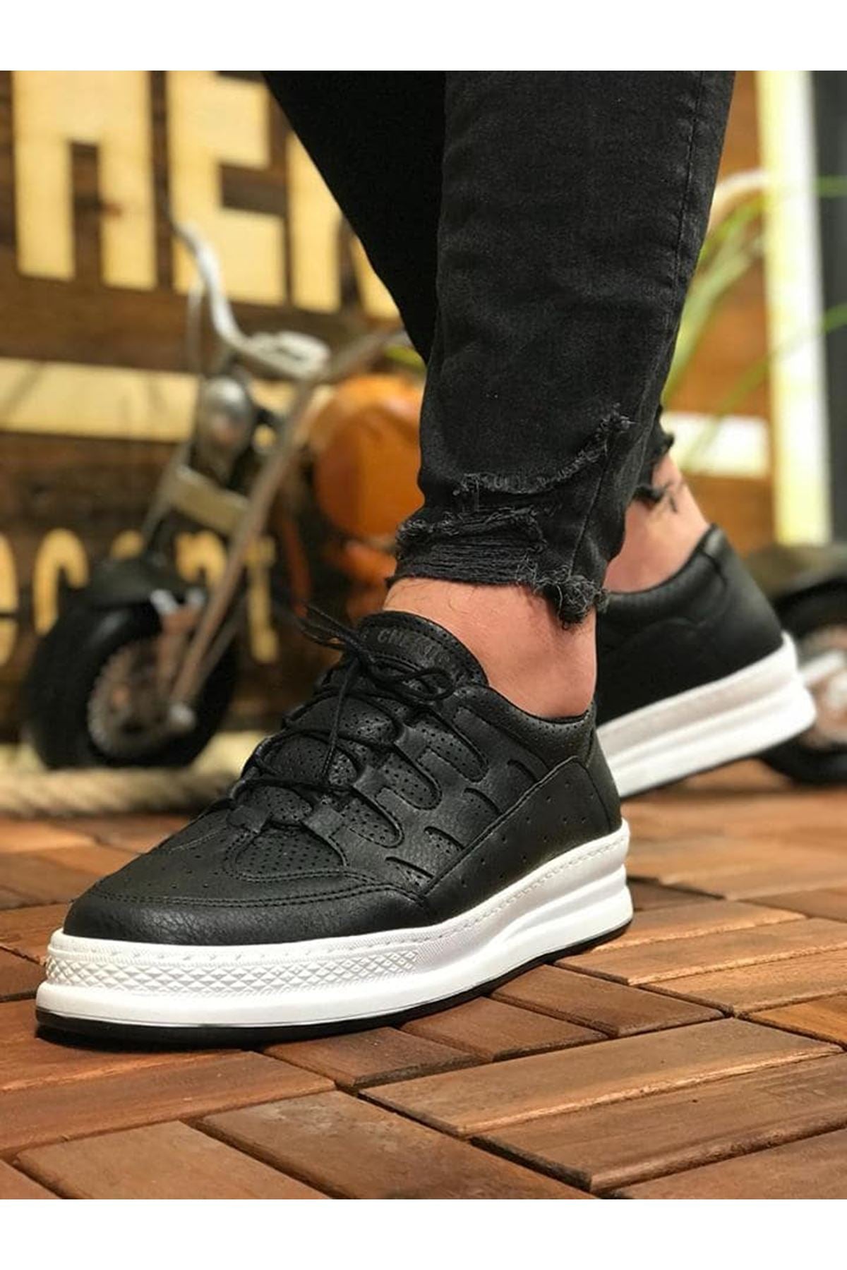 CH040 CBT C-Rey Herren Sneaker Schwarz