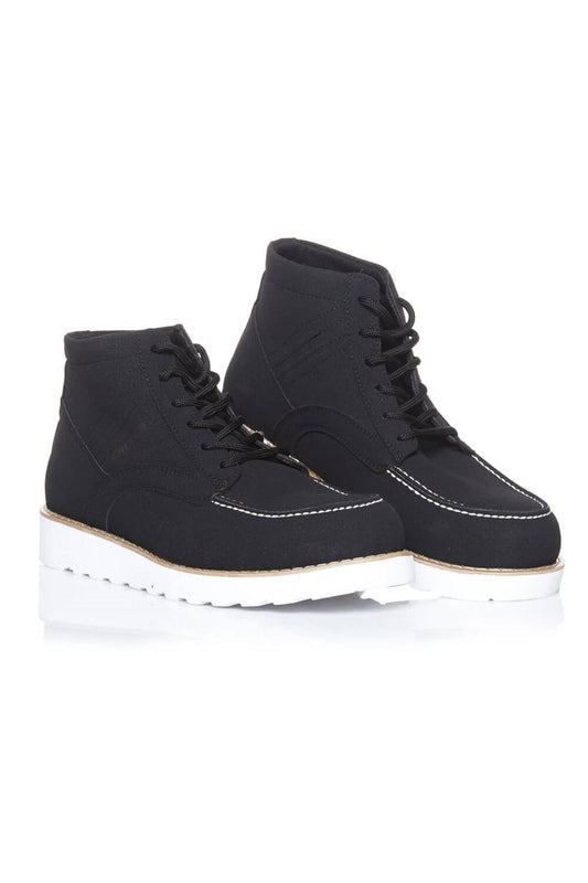 CH047 Süet BT Erkek Bot Black
