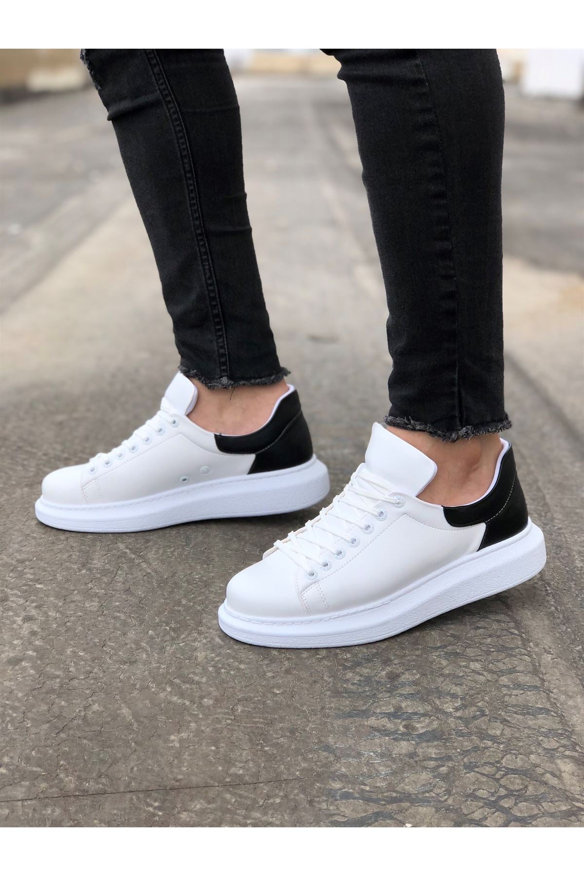 CH256 - CBT Estrella Men Sneaker White/Black