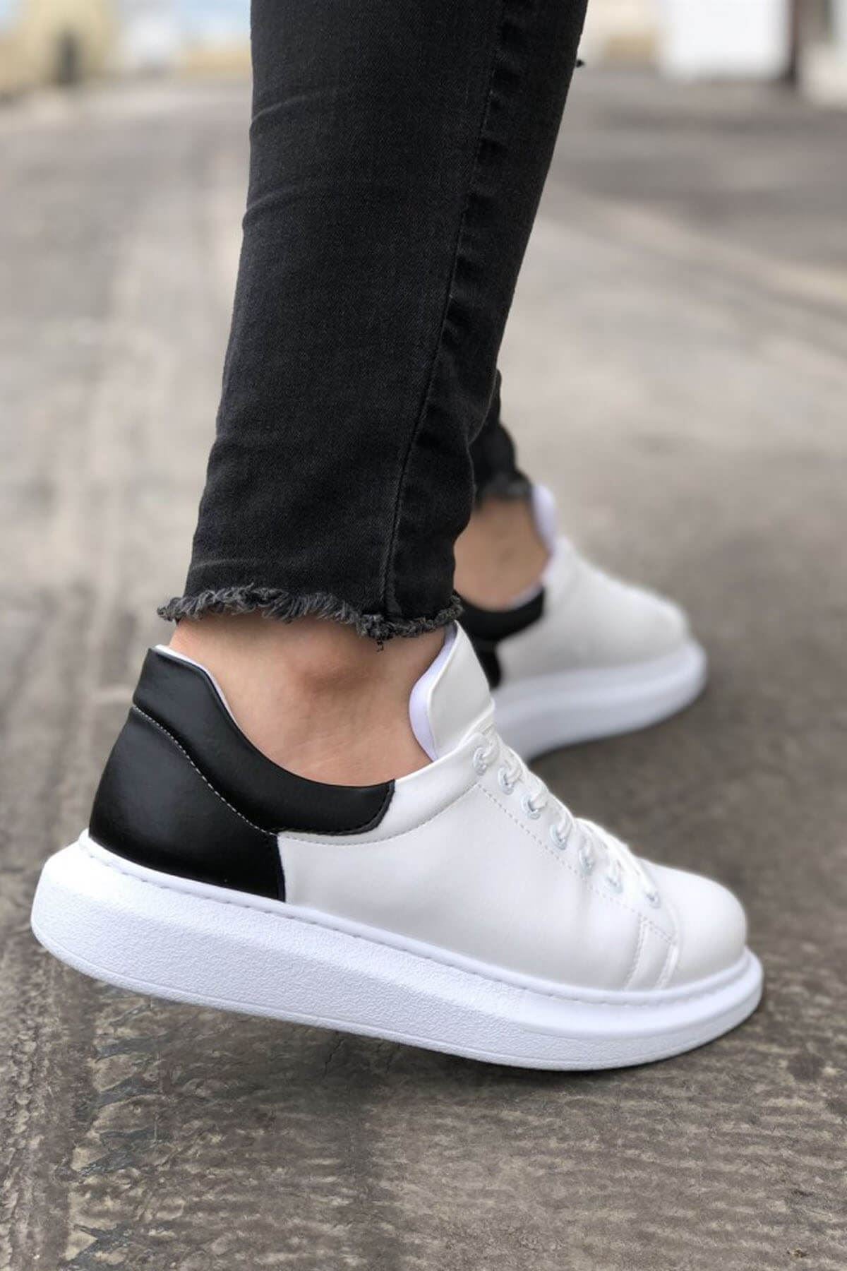 CH256 - CBT Estrella Men Sneaker White/Black