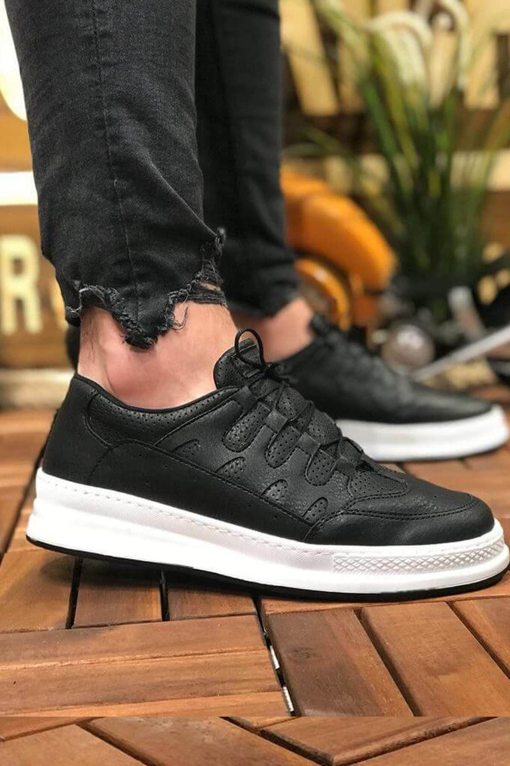 CH040 CBT C-Rey Herren Sneaker Schwarz