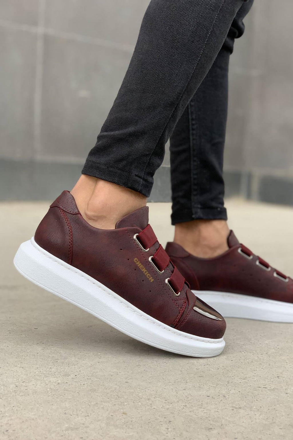 CH251 - CBT Mirror Men Sneaker Burgundy