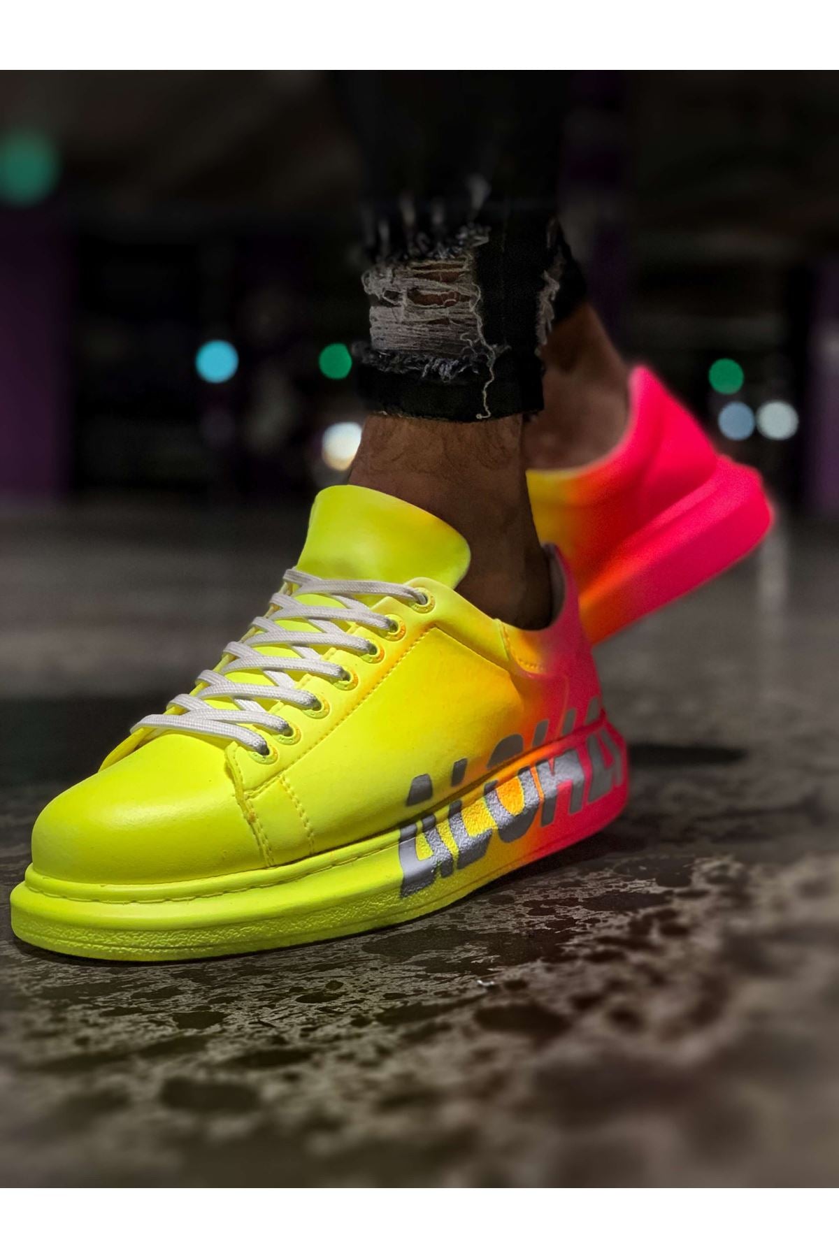CH254 CBT Pittura Herren Sneaker 401 ALH Gelb / PEMBE