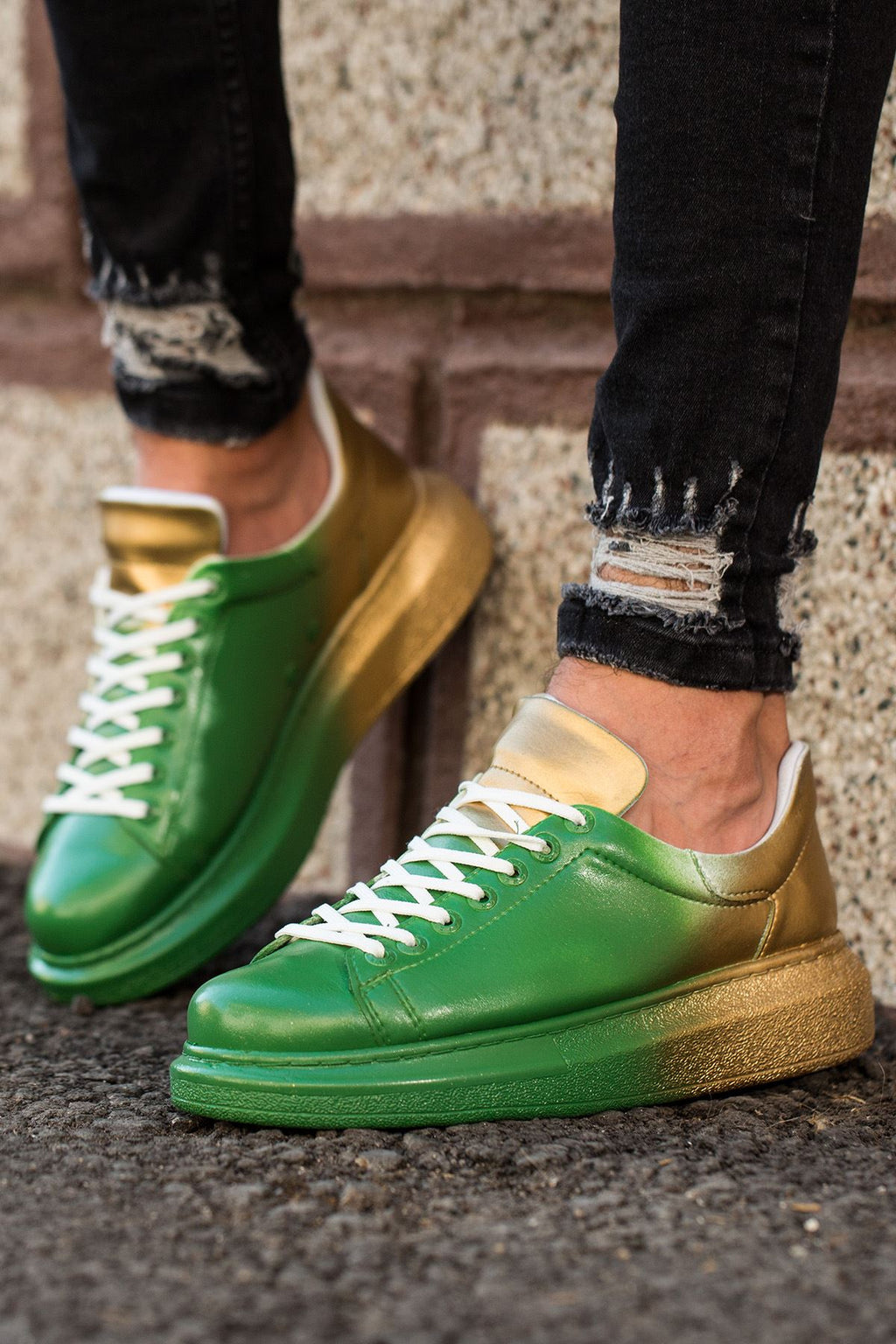 CH254 CBT Pittura Herren Sneaker 428 YESIL / SARI