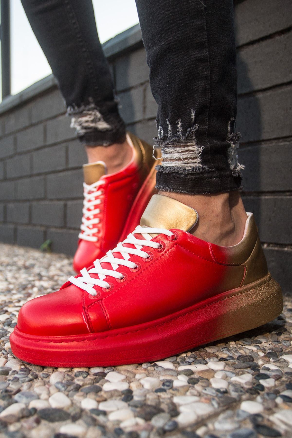 CH254 CBT Pittura Herren Sneaker 440 Rot / SARI