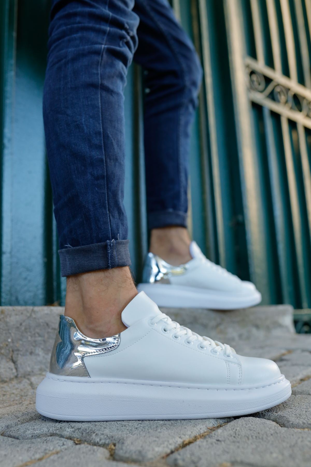CH259 ABT Specchio Men Sneaker White/GUMUS
