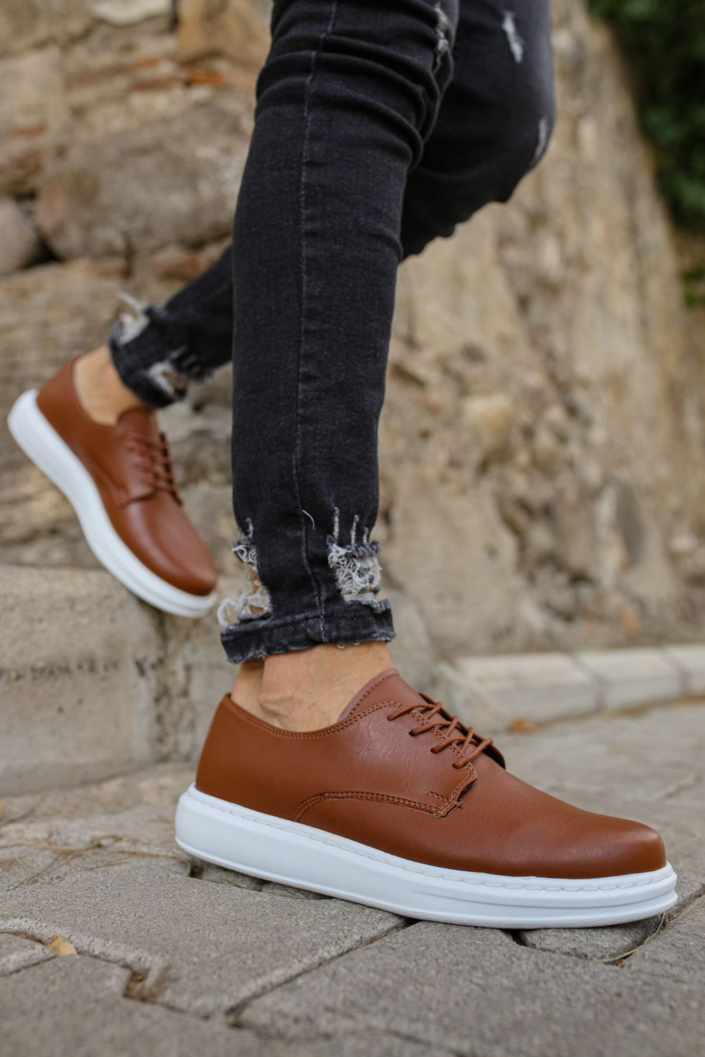 CH003 CBT Pelle Classica Herren Sneaker Tan