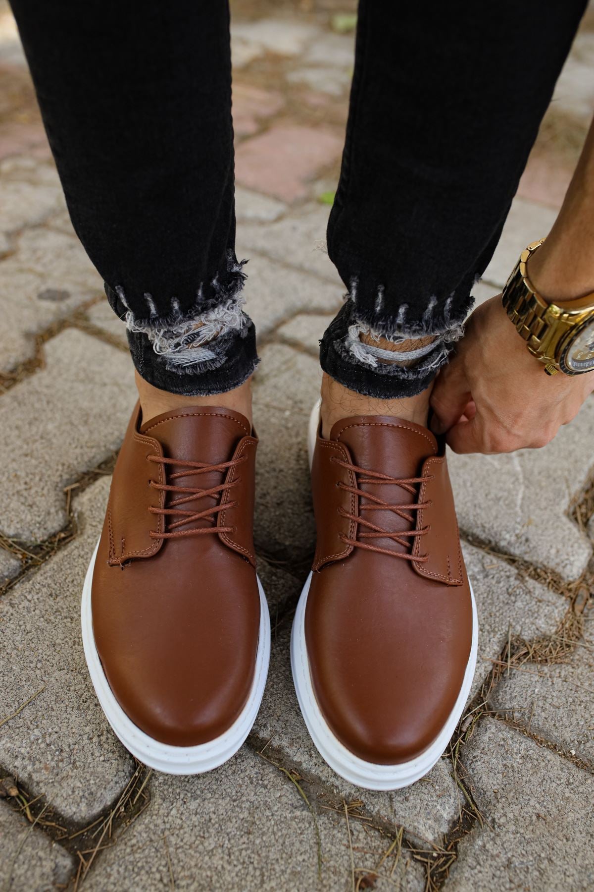 CH003 - CBT Pelle Classica Men Sneaker Tan