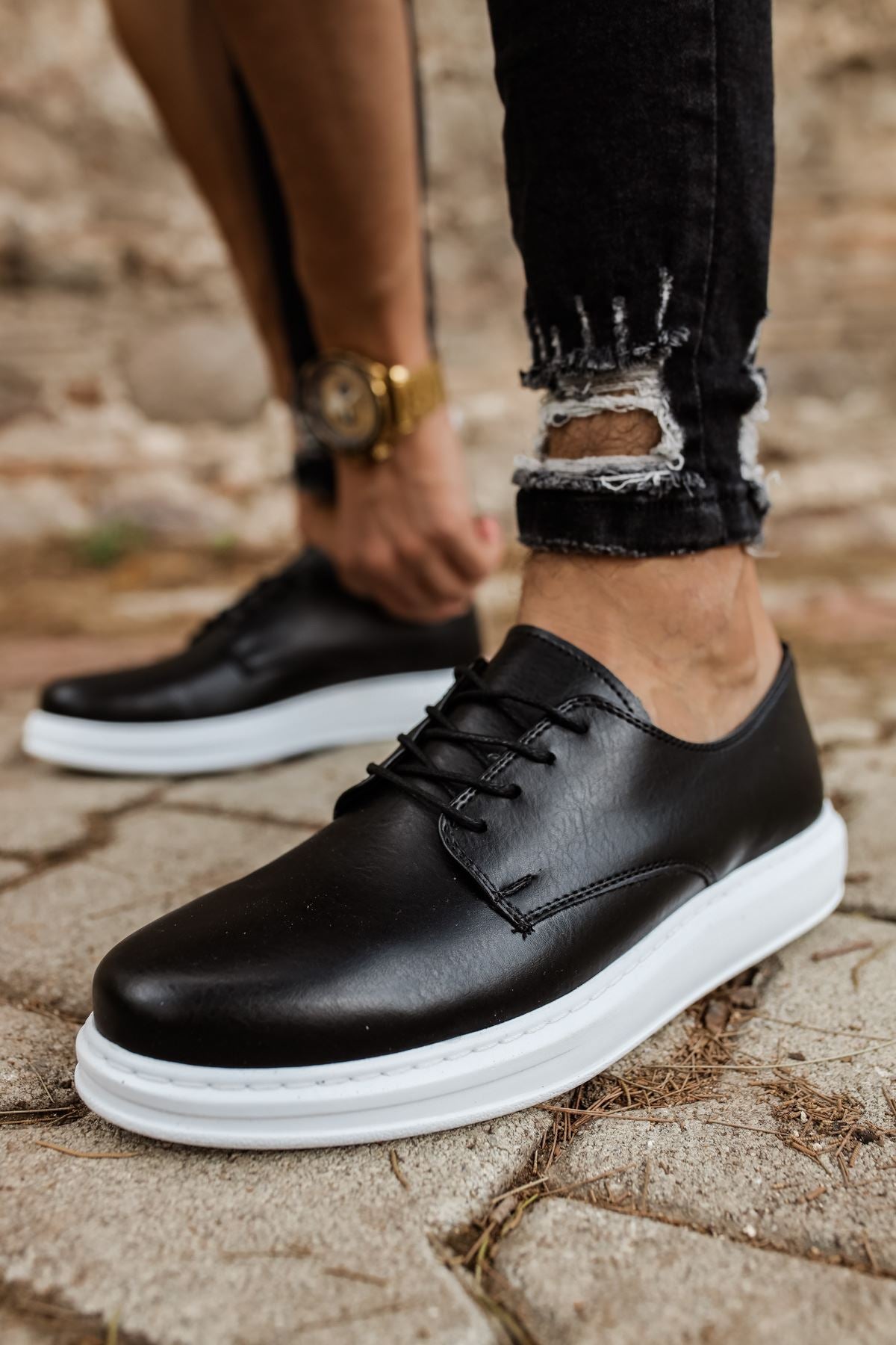 CH003 - CBT Pelle Classica Men Sneaker Black