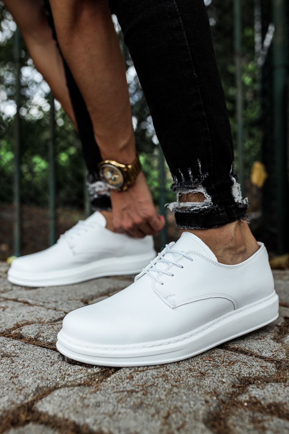 CH003 - CBT Pelle Classica Men Sneaker White