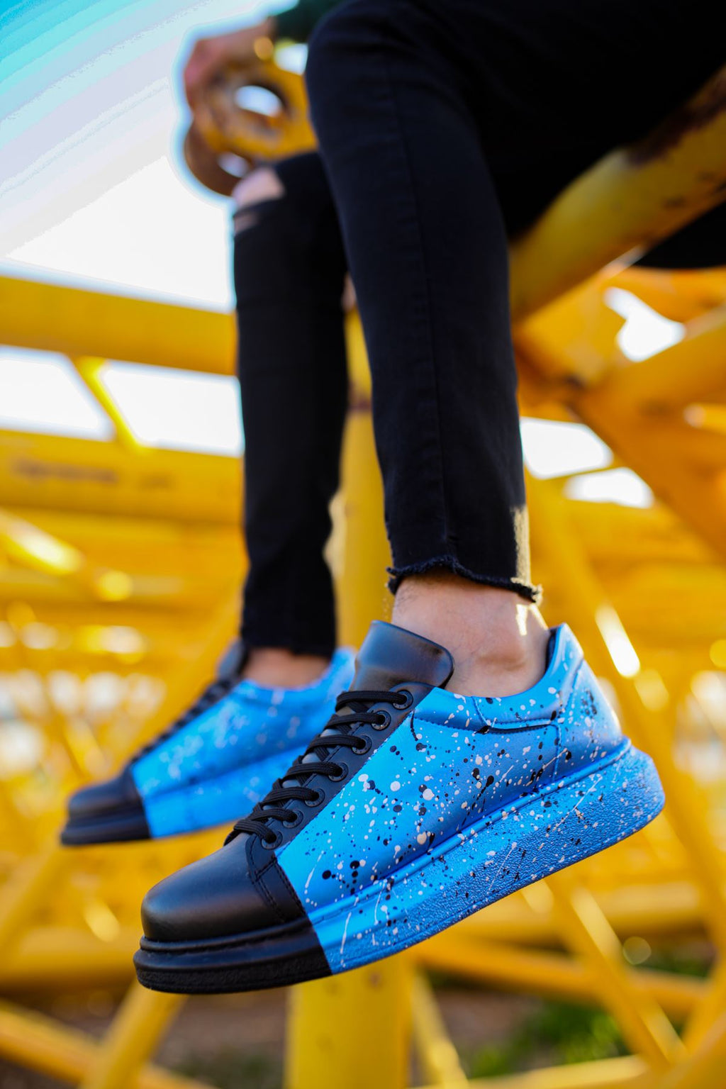 CH254 CST Pittura Herren Sneaker 478 Blau / Schwarz PÜSKÜRTME