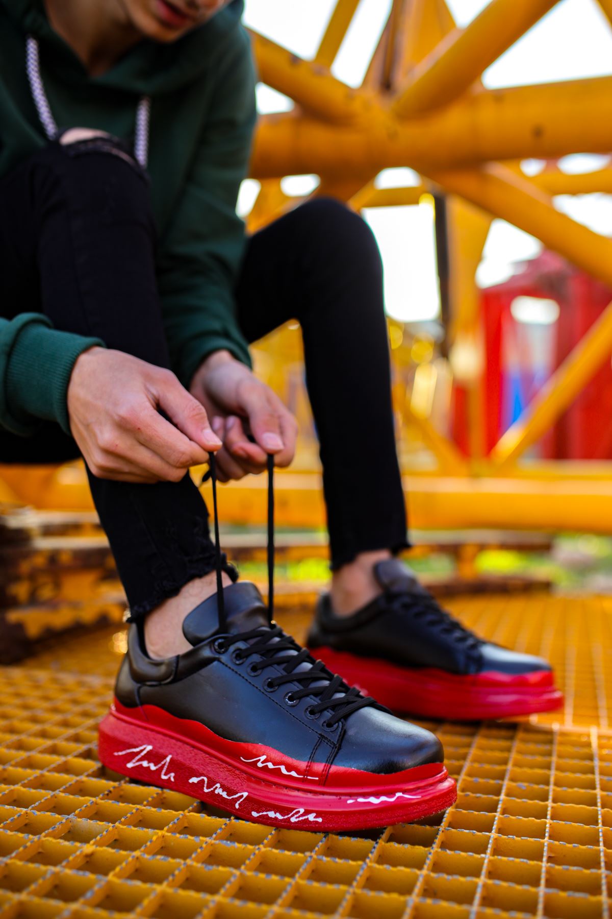 CH254 - CST Pittura Men Sneaker 479 Red / White TanN