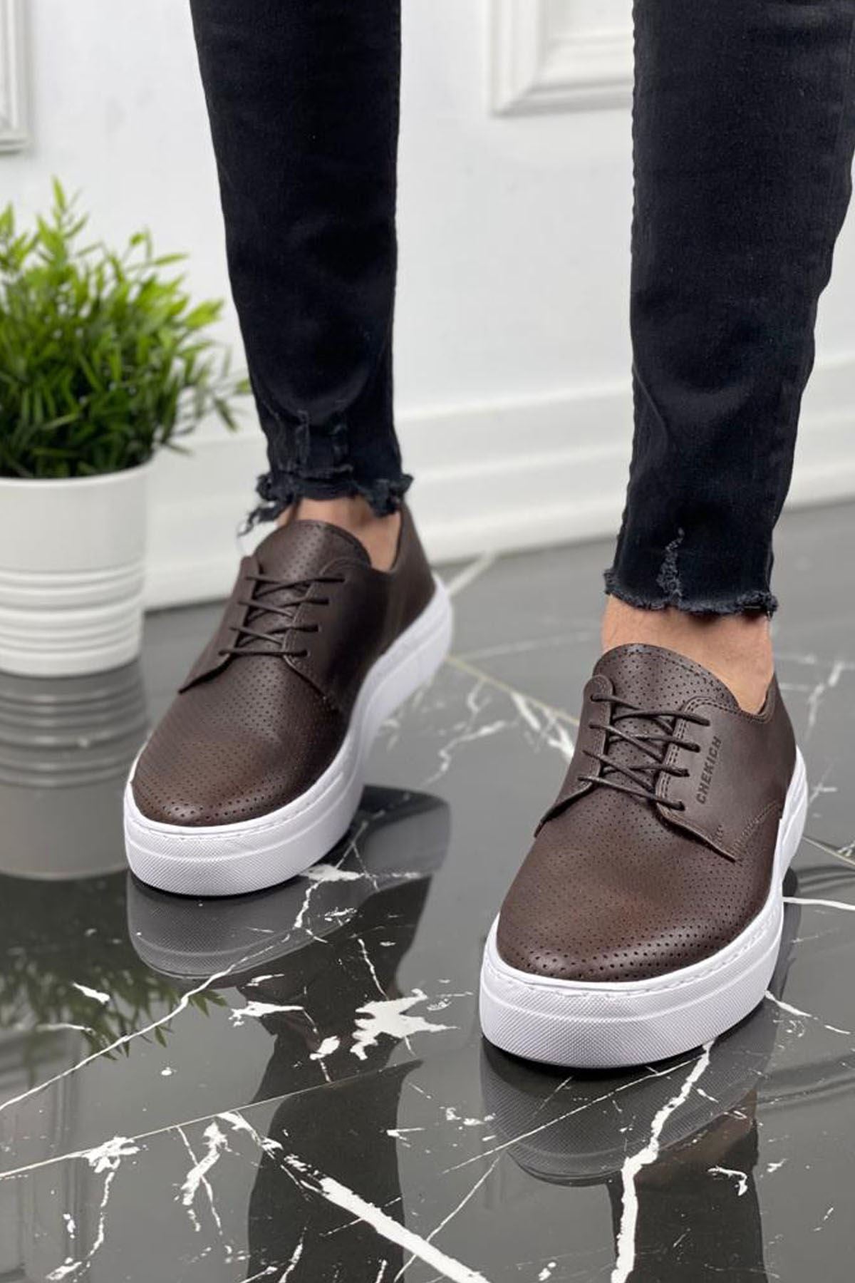 CH061 CBT Rex Men Sneaker Brown