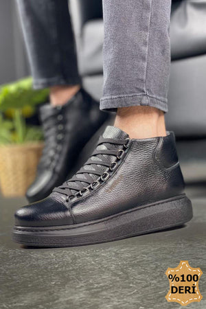CH258 - CST Roma Deri Men's Boots Black