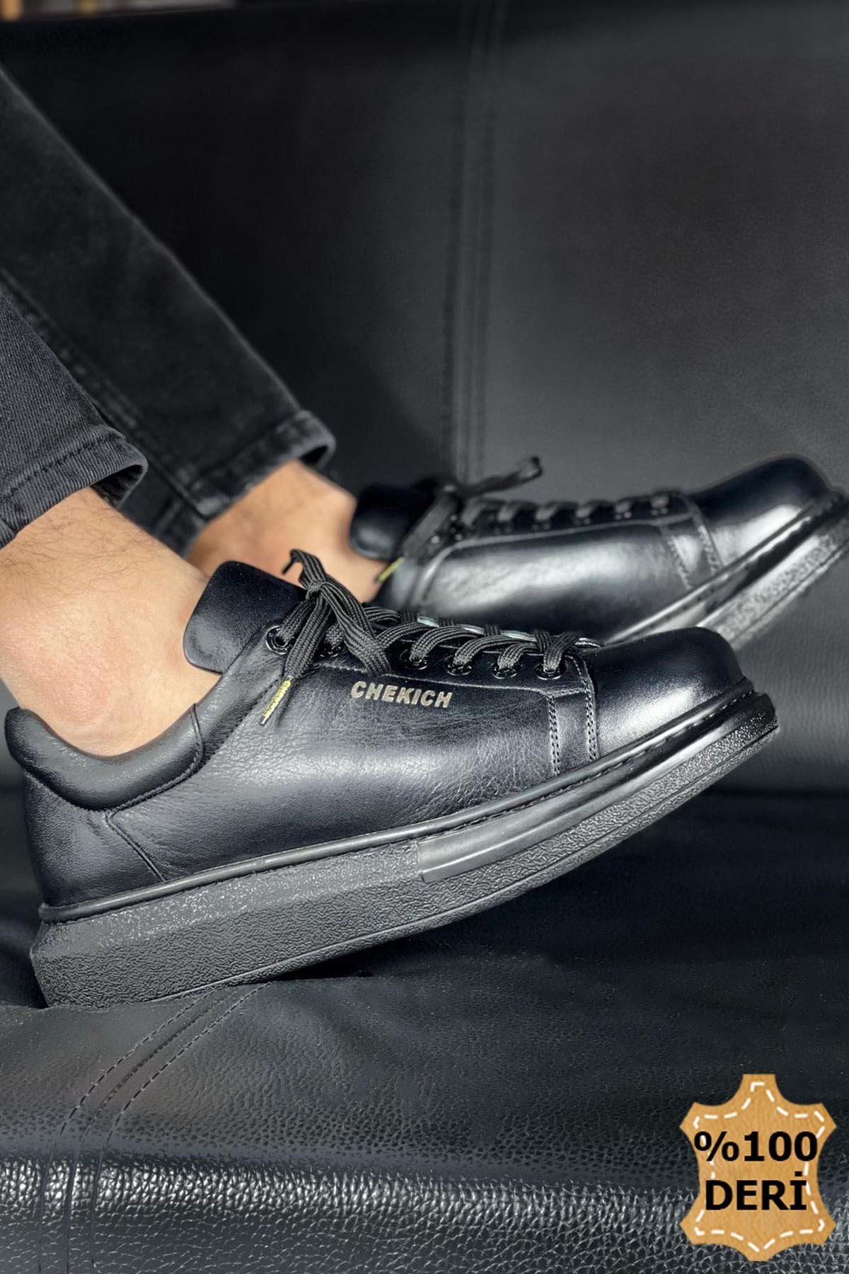 CH257 DST Estrella Deri Men Sneaker Black