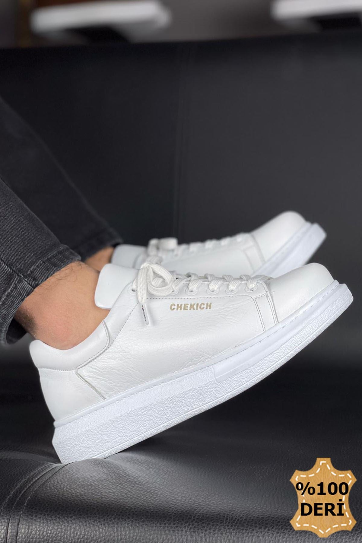 CH257 - DBT Estrella Deri Men Sneaker White