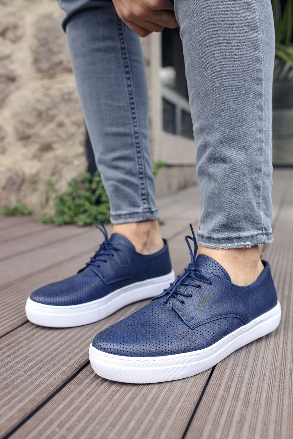 CH061 CBT Rex Men Sneaker Navy Blue