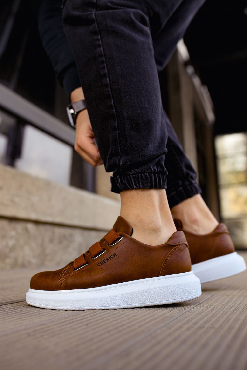 CH253 - CBT Mirror Non Men Sneaker Tan