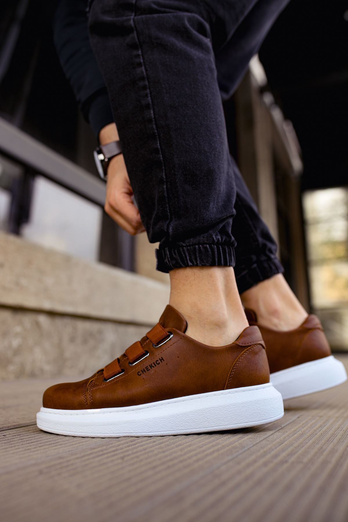 CH253 - CBT Mirror Non Men Sneaker Tan
