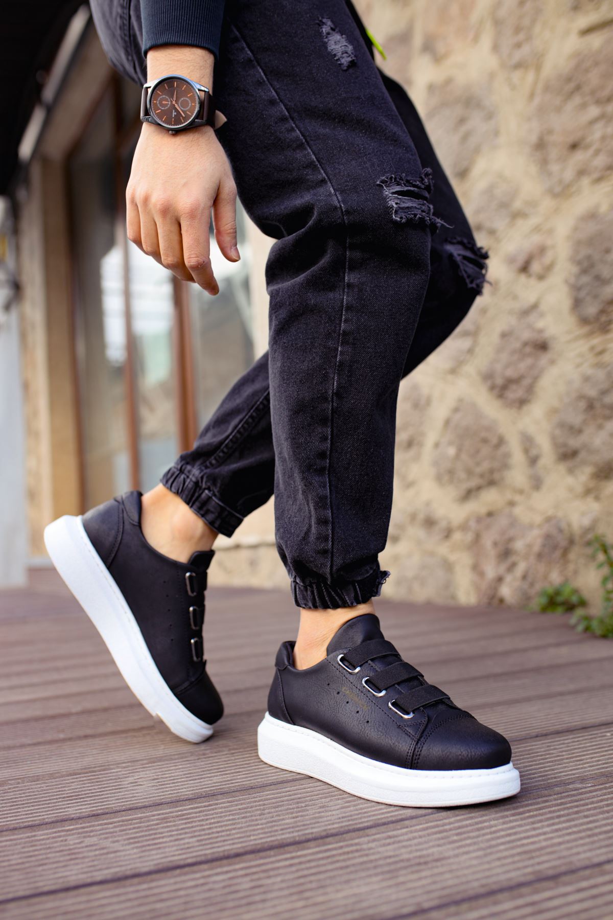 CH253 CBT Mirror Non Men Sneaker Black – chekich.com