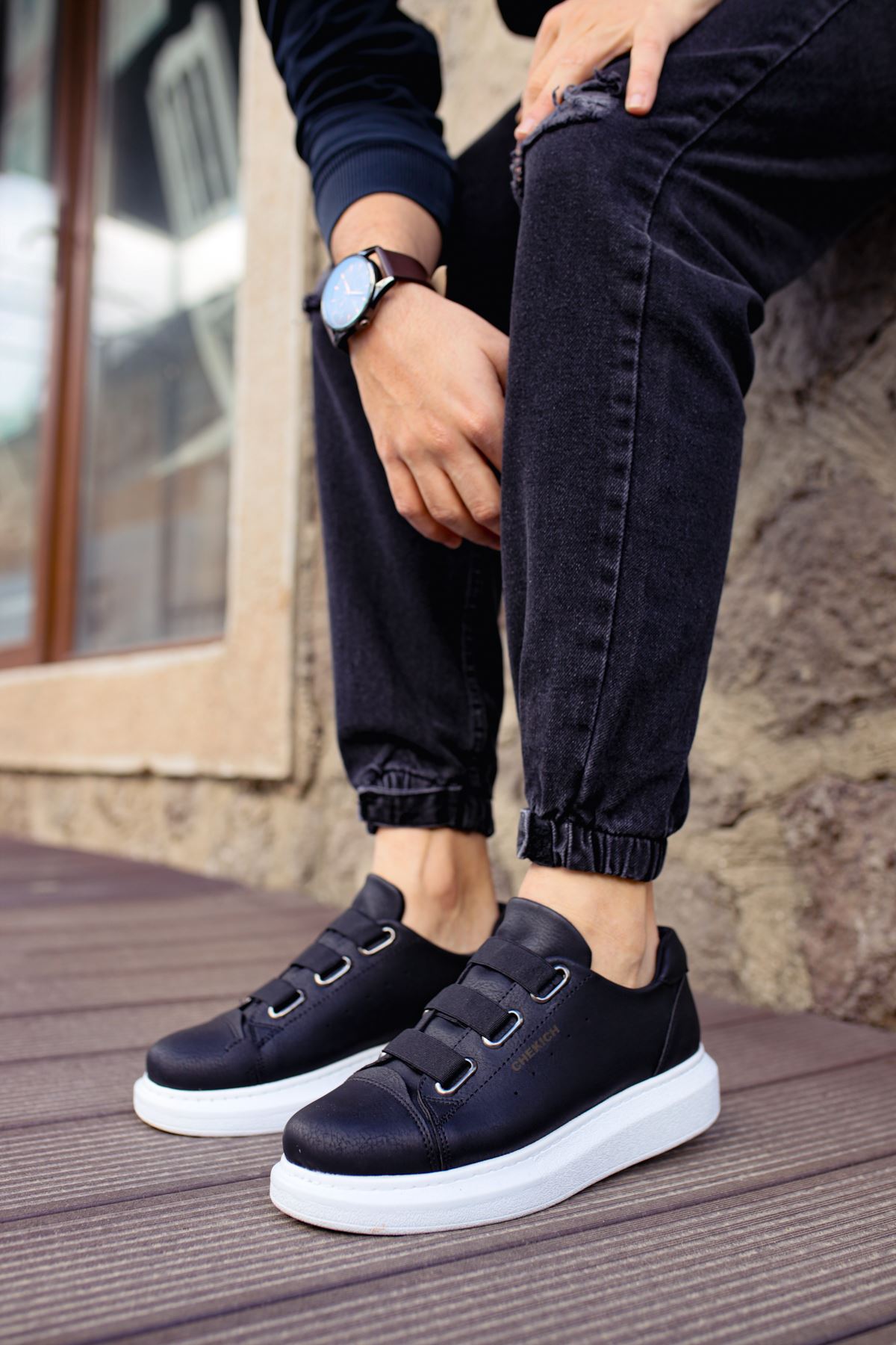 CH253 - CBT Mirror Non Men Sneaker Black