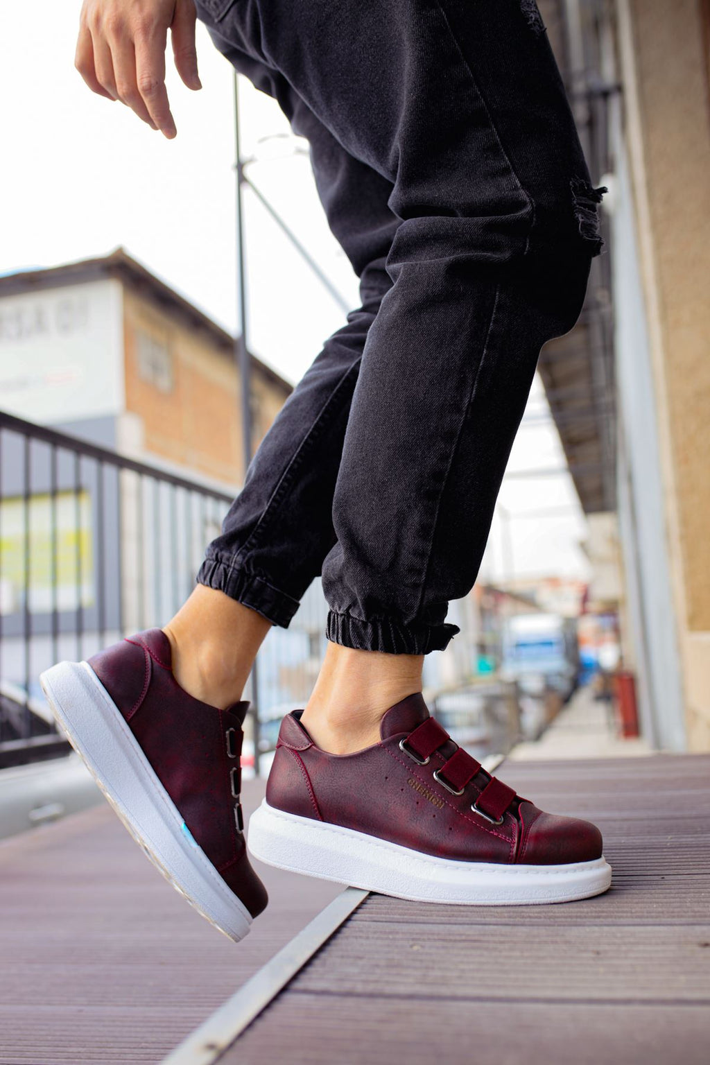 CH253 - CBT Mirror Non Men Sneaker Burgundy