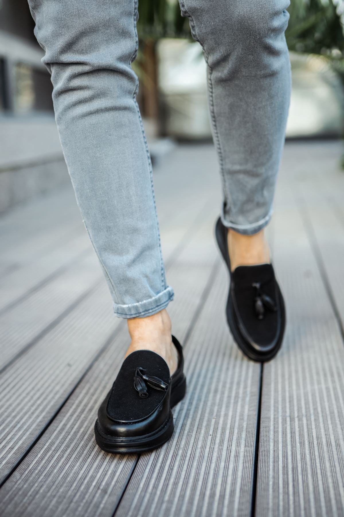 CH002 - CST Loafer Pelle Men Sneaker Black