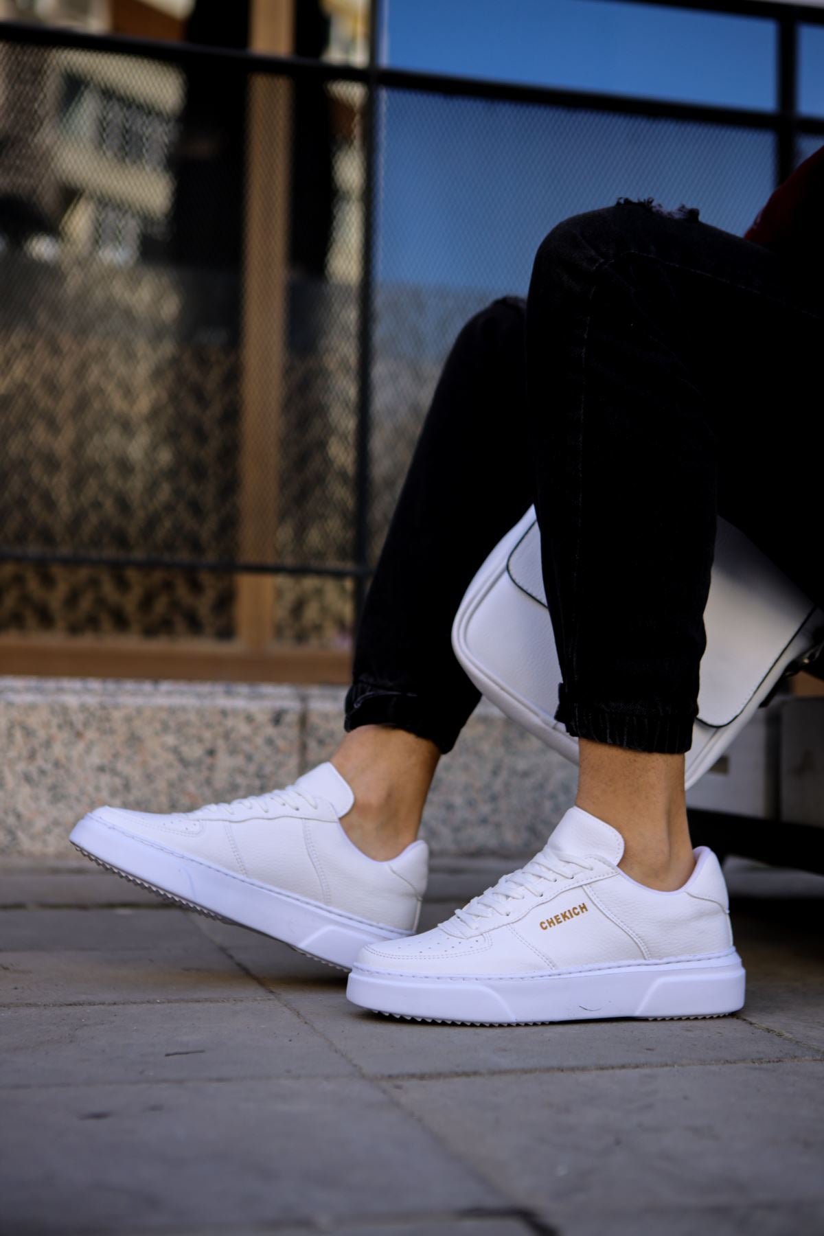 CH087 - CBT Kenton Men Sneaker White / White