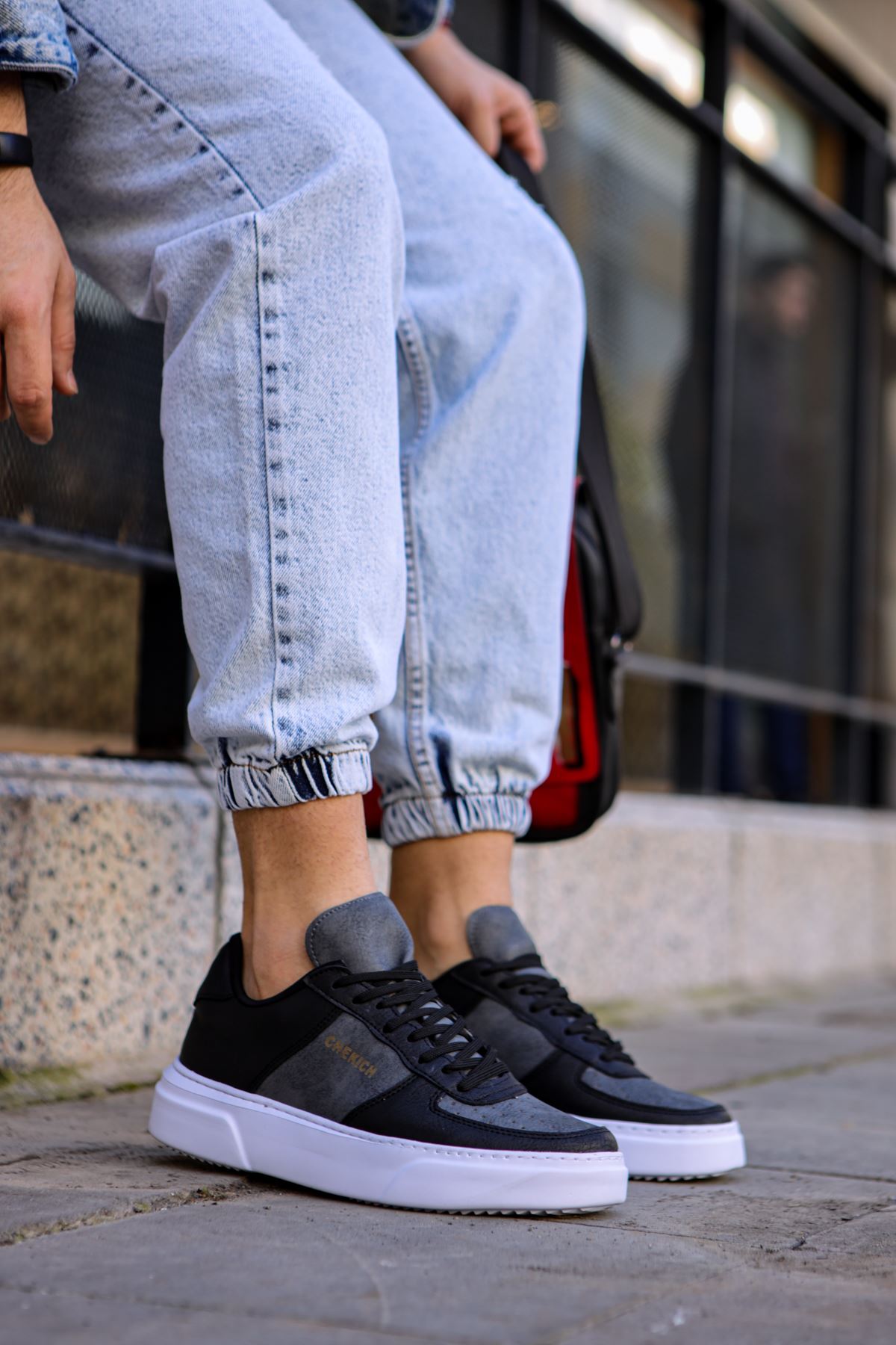 CH087 - CBT Kenton Men Sneaker Black / Grey