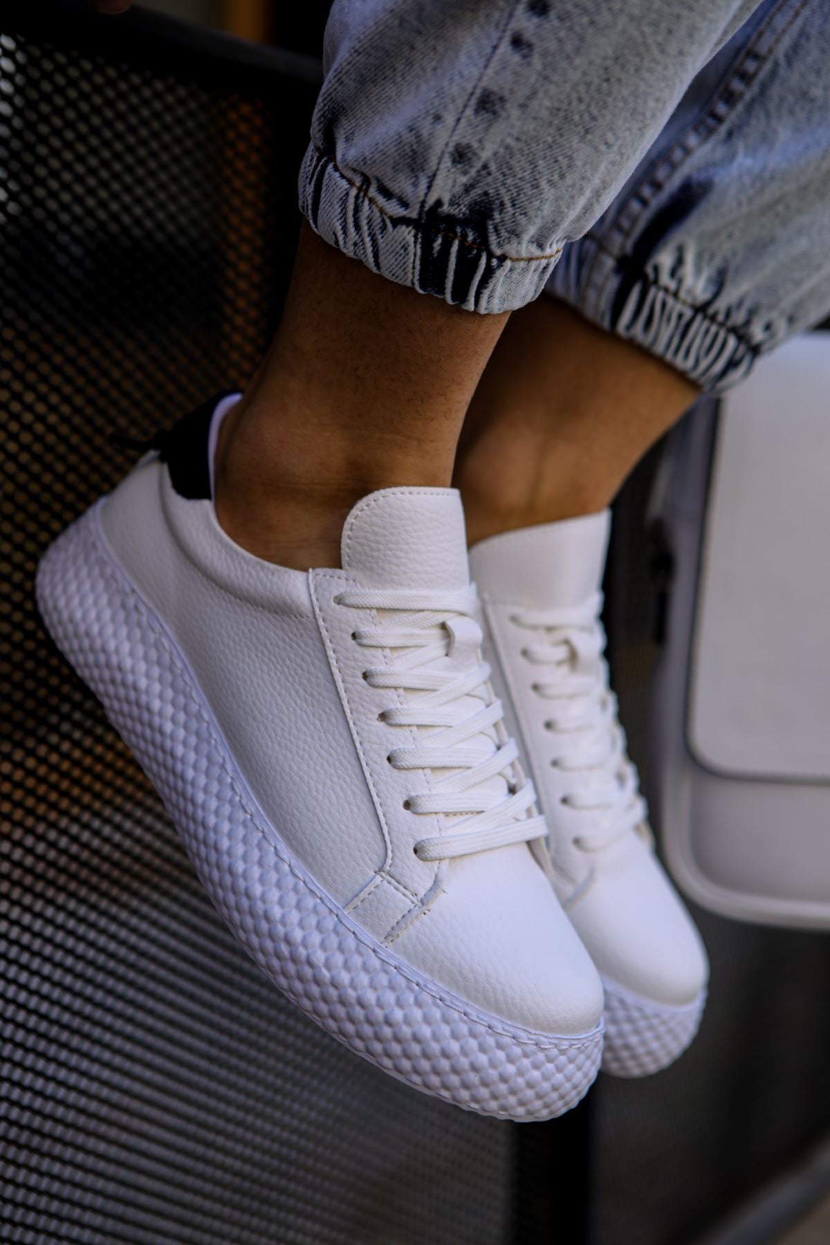 CH107 CBT Felibord Men Sneaker White/Black