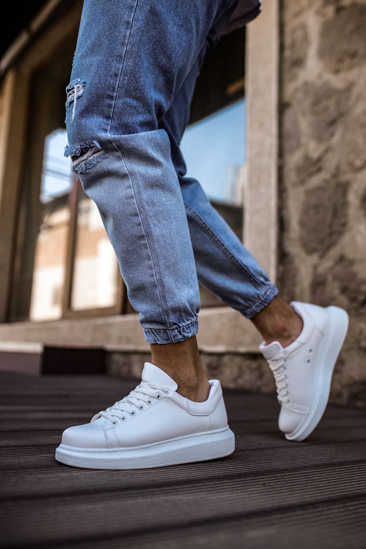 CH257 - CBT Estrella Men Sneaker White