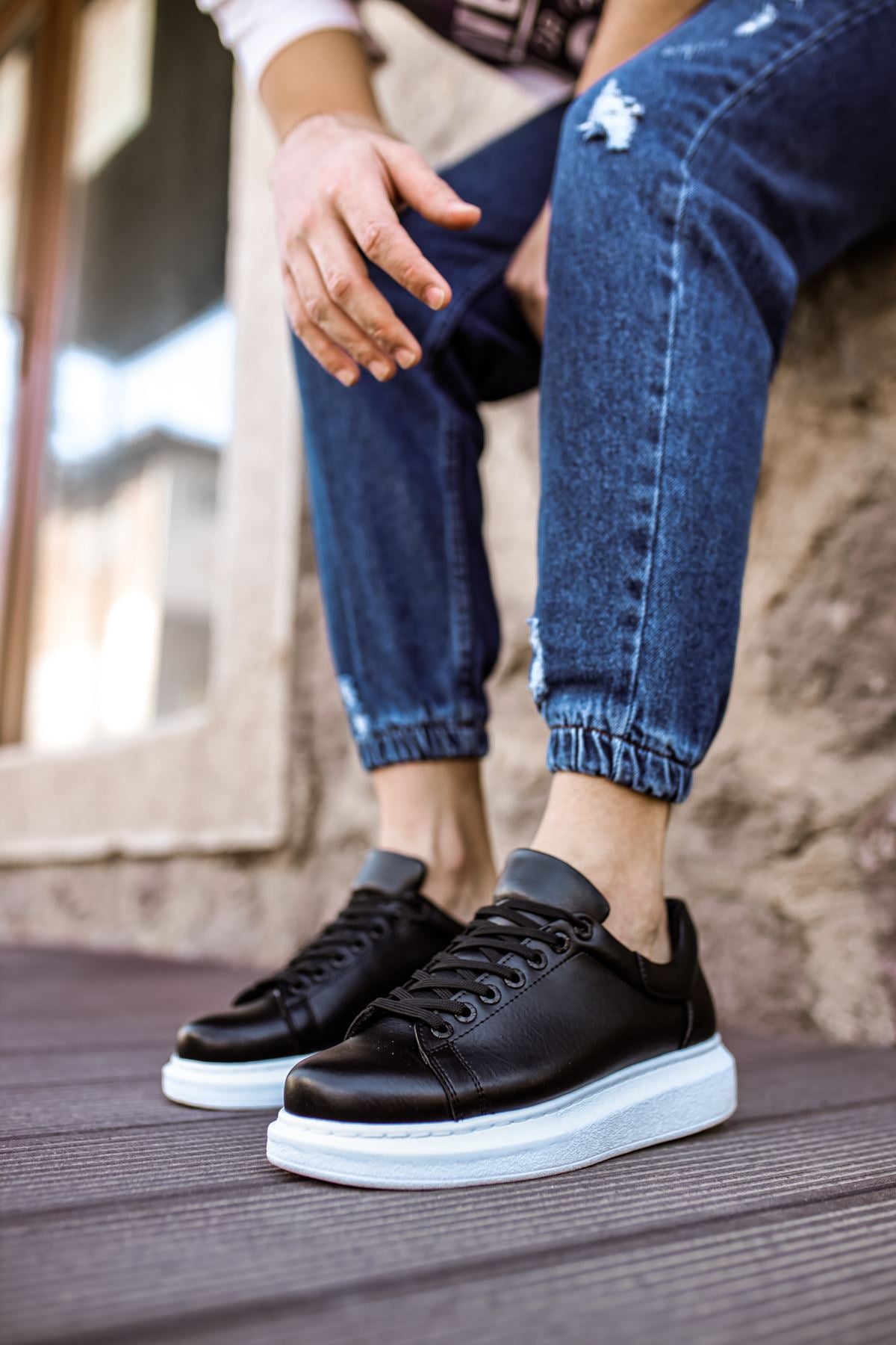 CH257 - CBT Estrella Men Sneaker Black