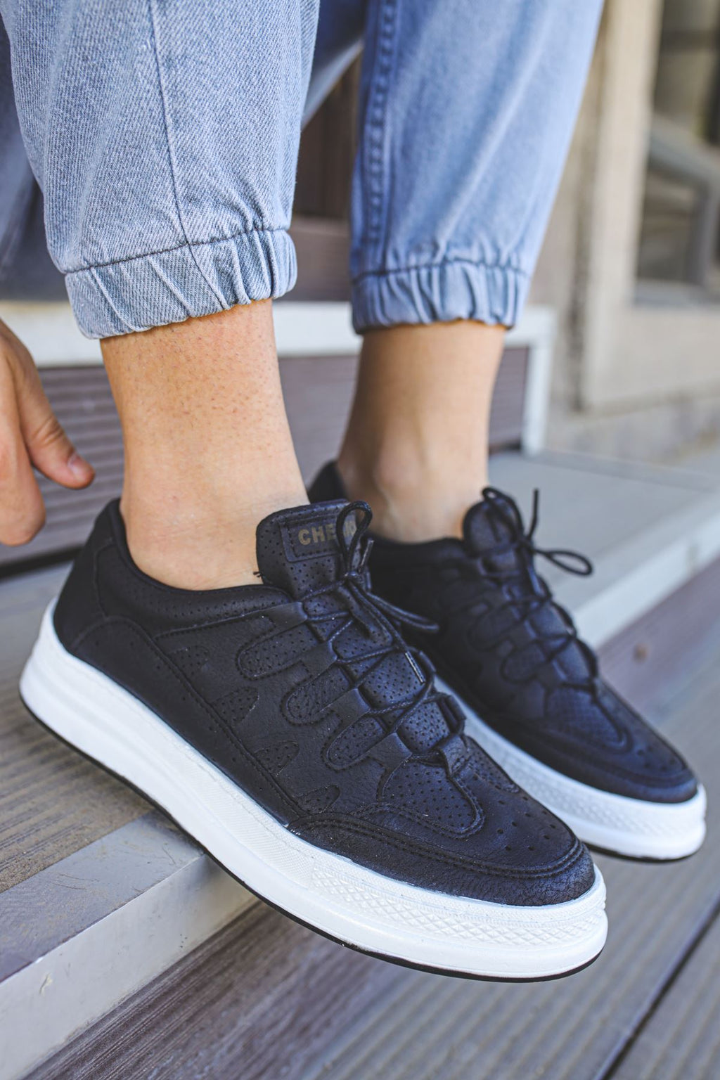 CH040 CBT C-Rey Herren Sneaker Schwarz