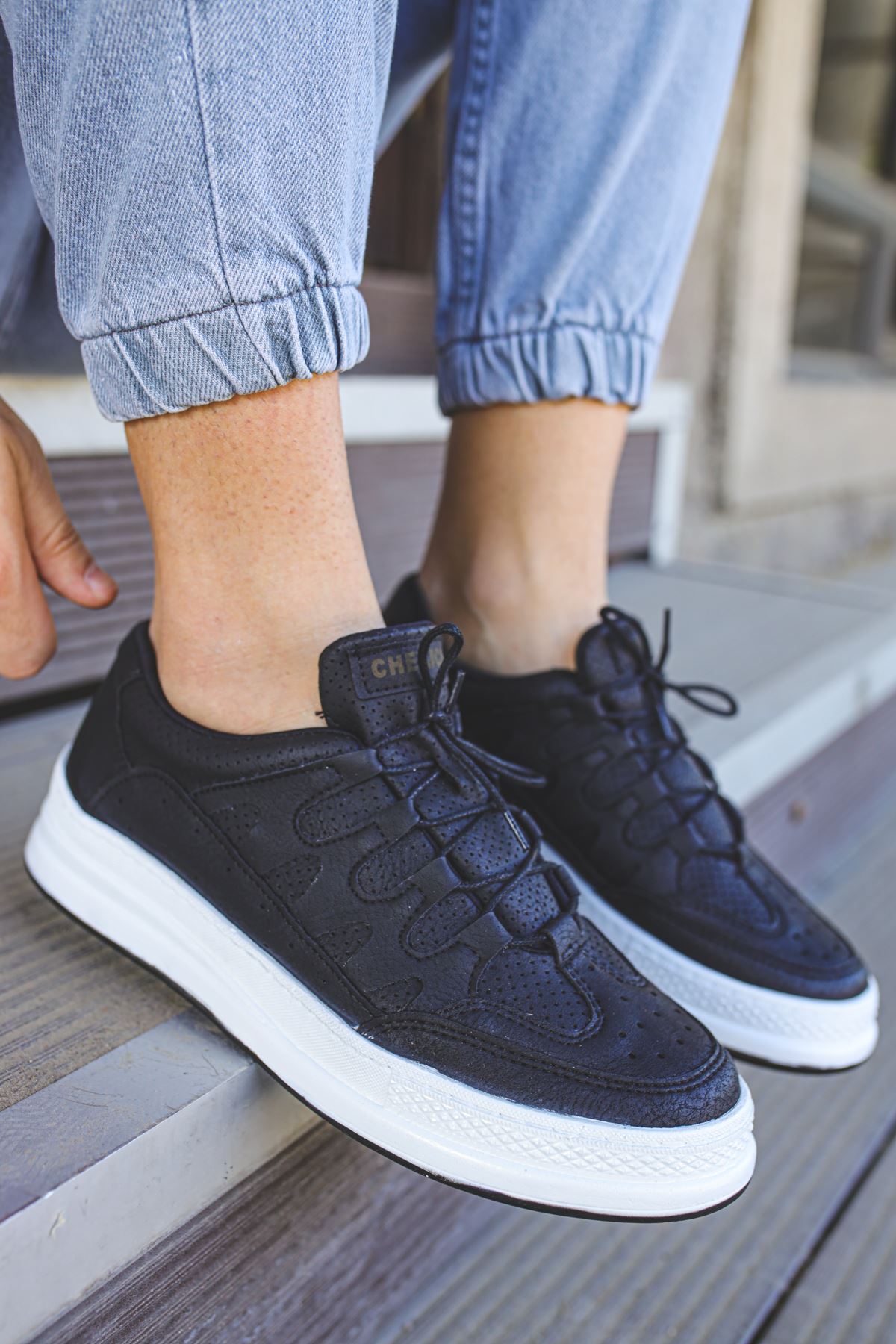CH040 CBT C-Rey Herren Sneaker Schwarz