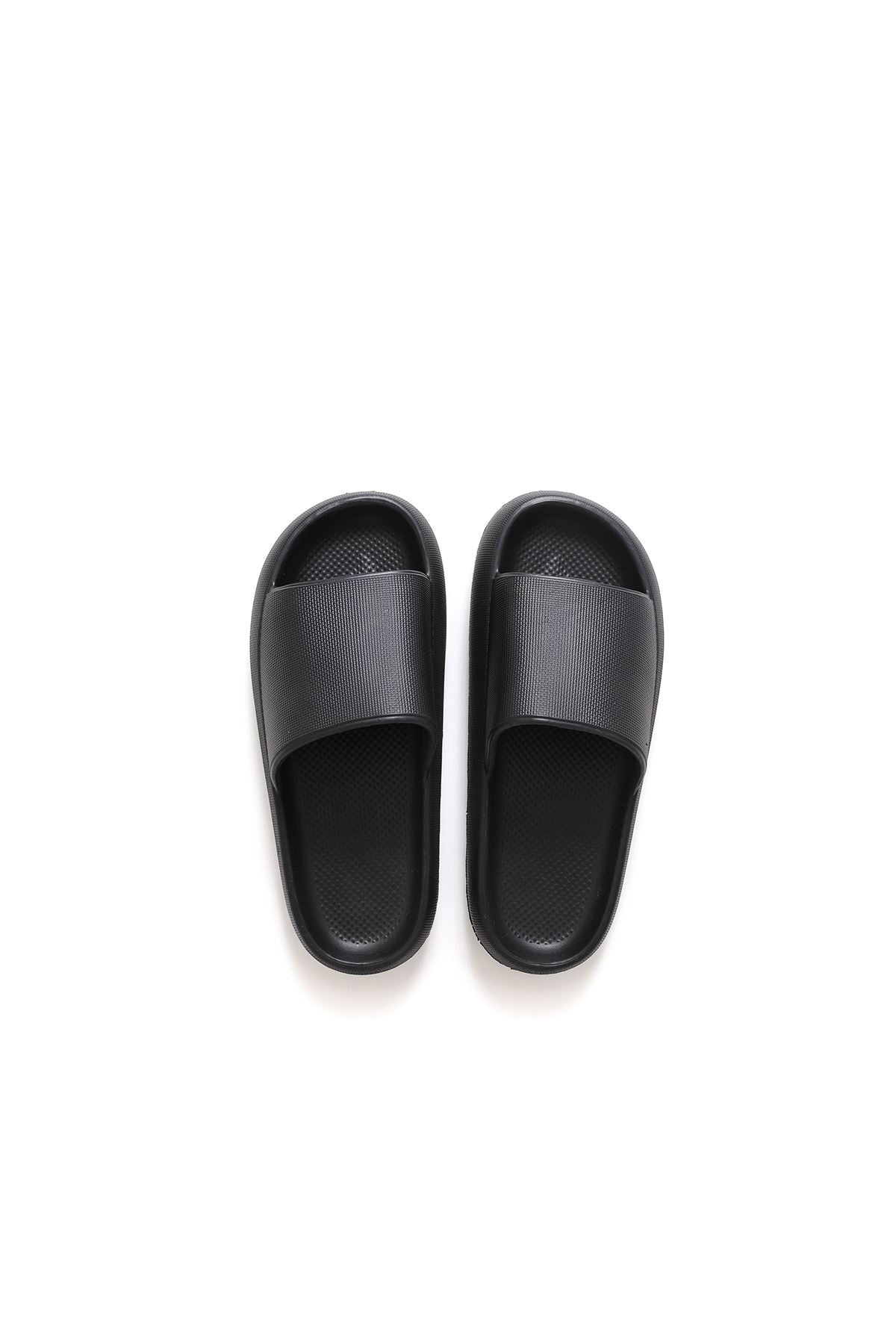 TRL001 Polyurethane Men's Slippers Black