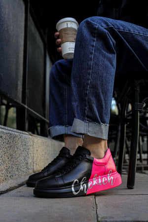 CH254 - CST Pittura Men's Sneakers 477 Black / PEMBE  CHEKICH