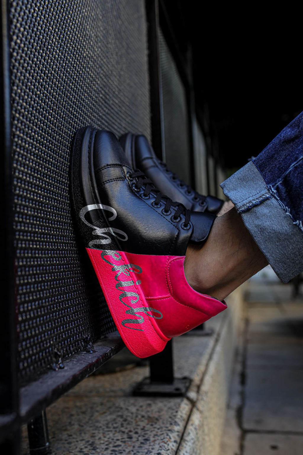 CH254 - CST Pittura Men Sneaker 477 Black / PEMBE  CHEKICH
