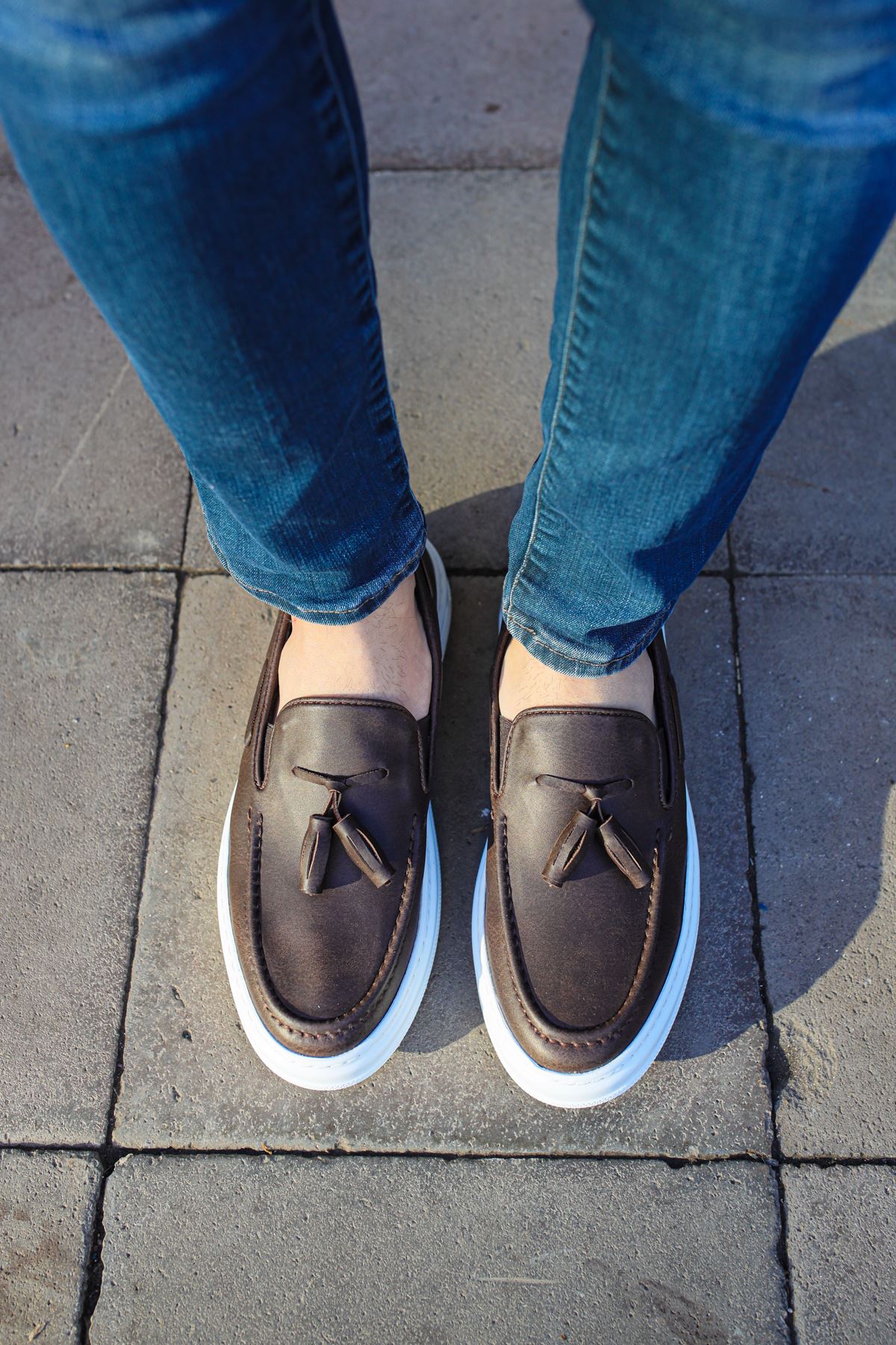 CH127 - CBT Loafer-X Men Sneaker Brown