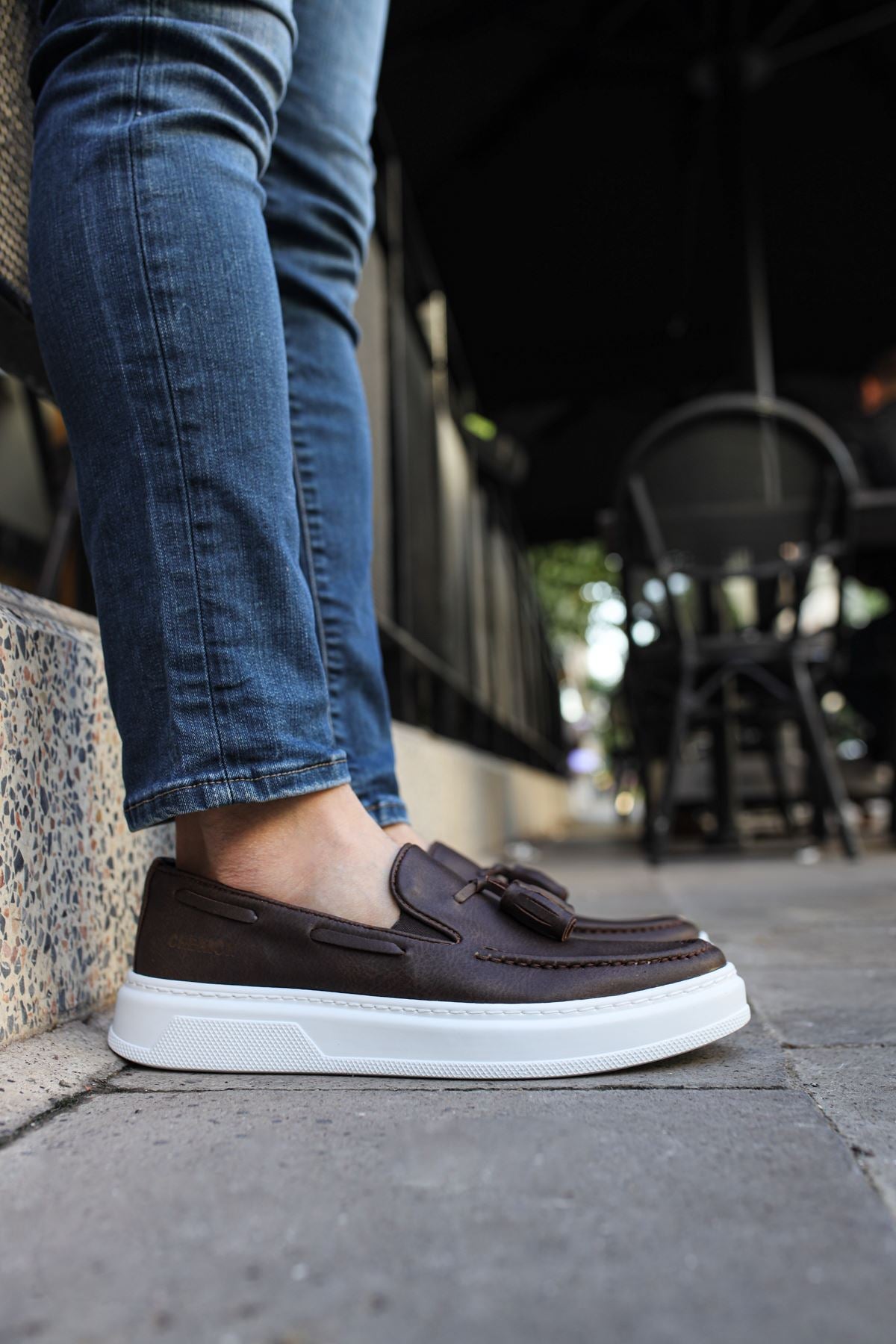 CH127 - CBT Loafer-X Men Sneaker Brown